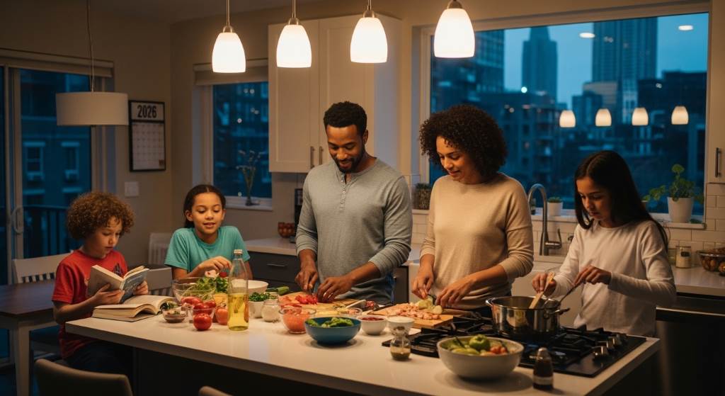 Healthy homemade snacks replacing fast-food meals in Chicago household